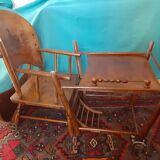 Wooden high chair c1920