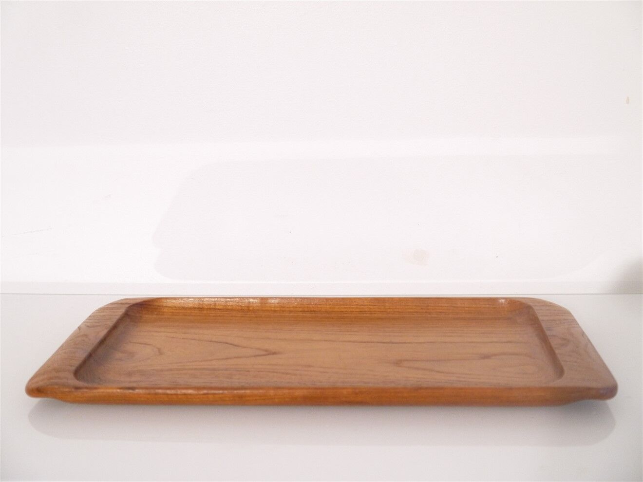 Scandinavian vintage teak tray 1960