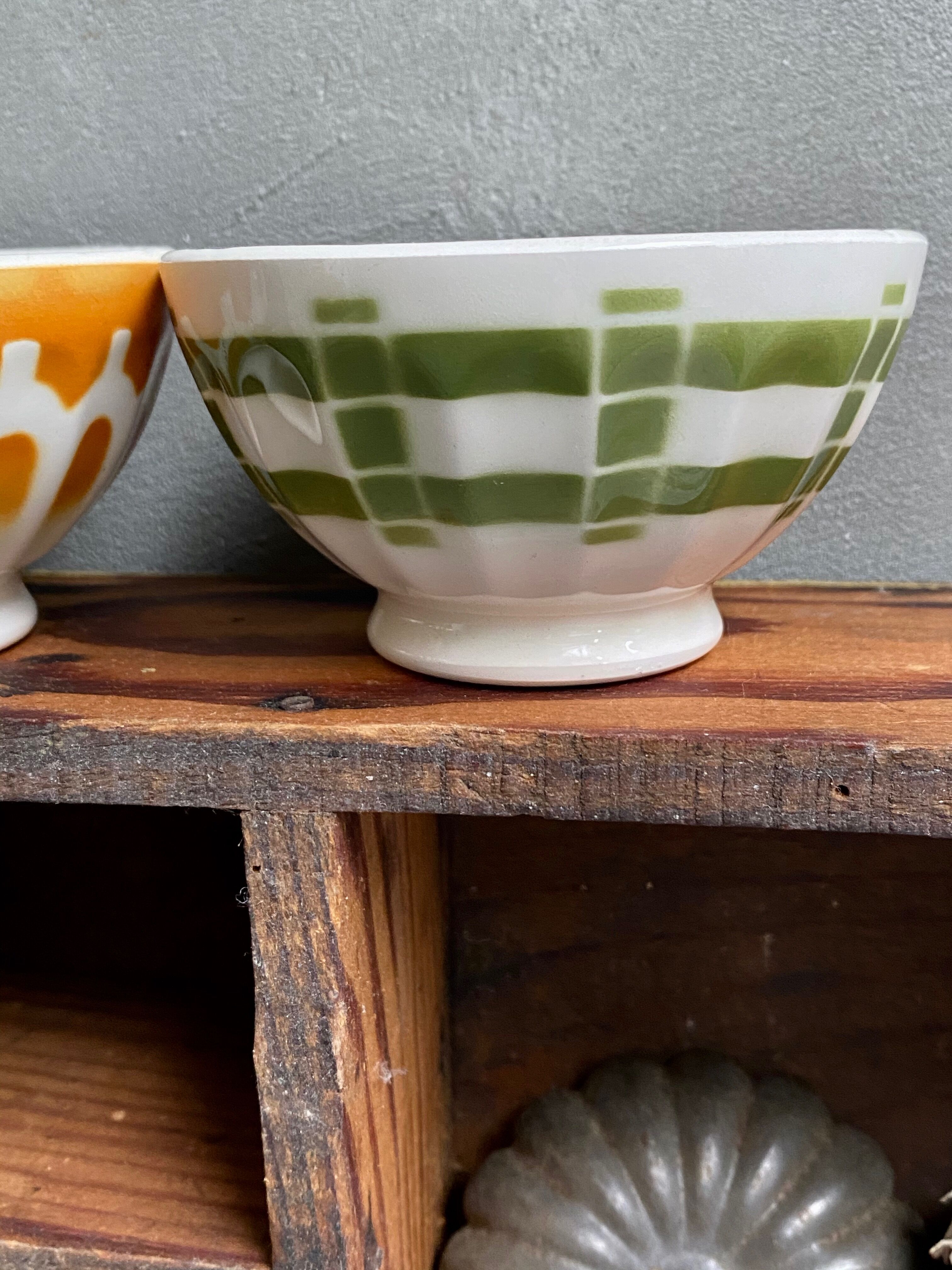 Pair of old bowls