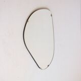 Vintage organic mirror, kidney shaped, Belgium 1950s