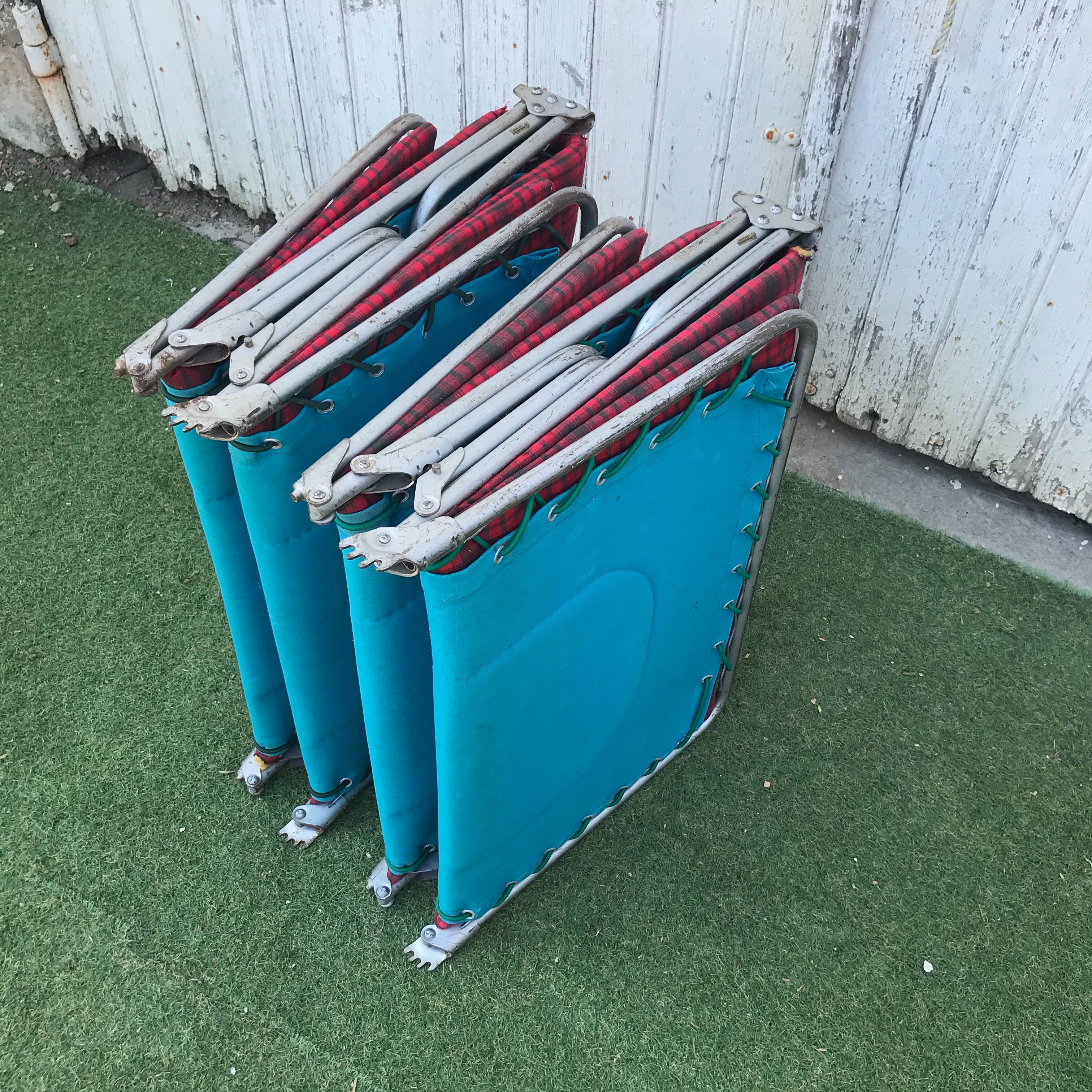 Pair of camp beds Manufrance