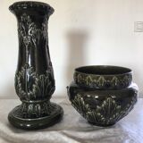 Cache pot and its column