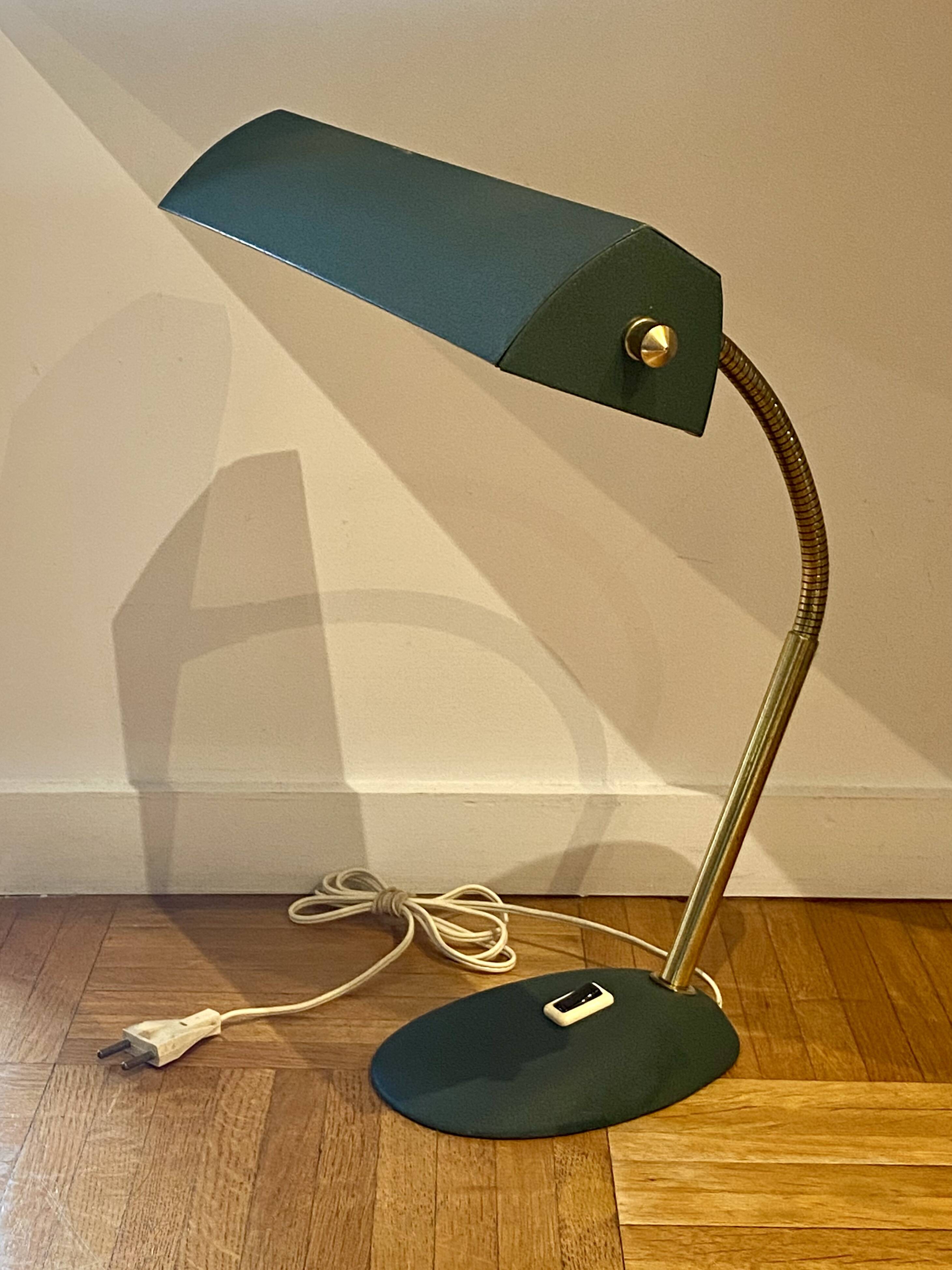 Vintage 1950s Notary Desk Lamp