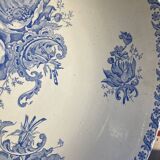 Antique washstand W. Baumann & Co with basin and jug – Earthenware