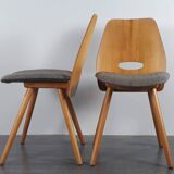 Set 4 chaises Lollipops, design Jiràk, 1960s