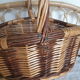 Oval rattan basket