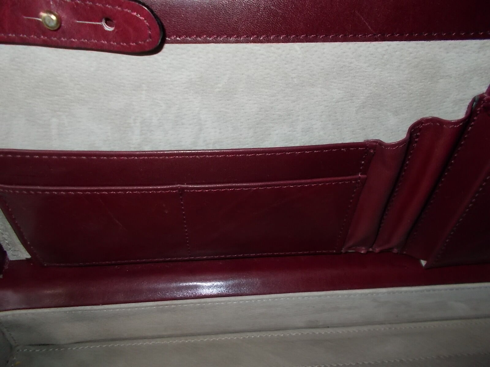 Leather briefcase-case