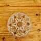Pique fleurs en verre vintage