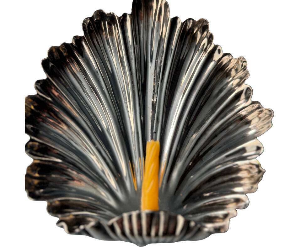 Paire d’appliques argentées, coquille Rococo, Angleterre 1879