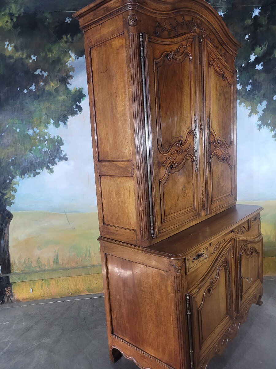 Louis XV two-body buffet with a gendarme hat