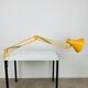 Lampe d'architecte articulée Habitat vintage en métal jaune