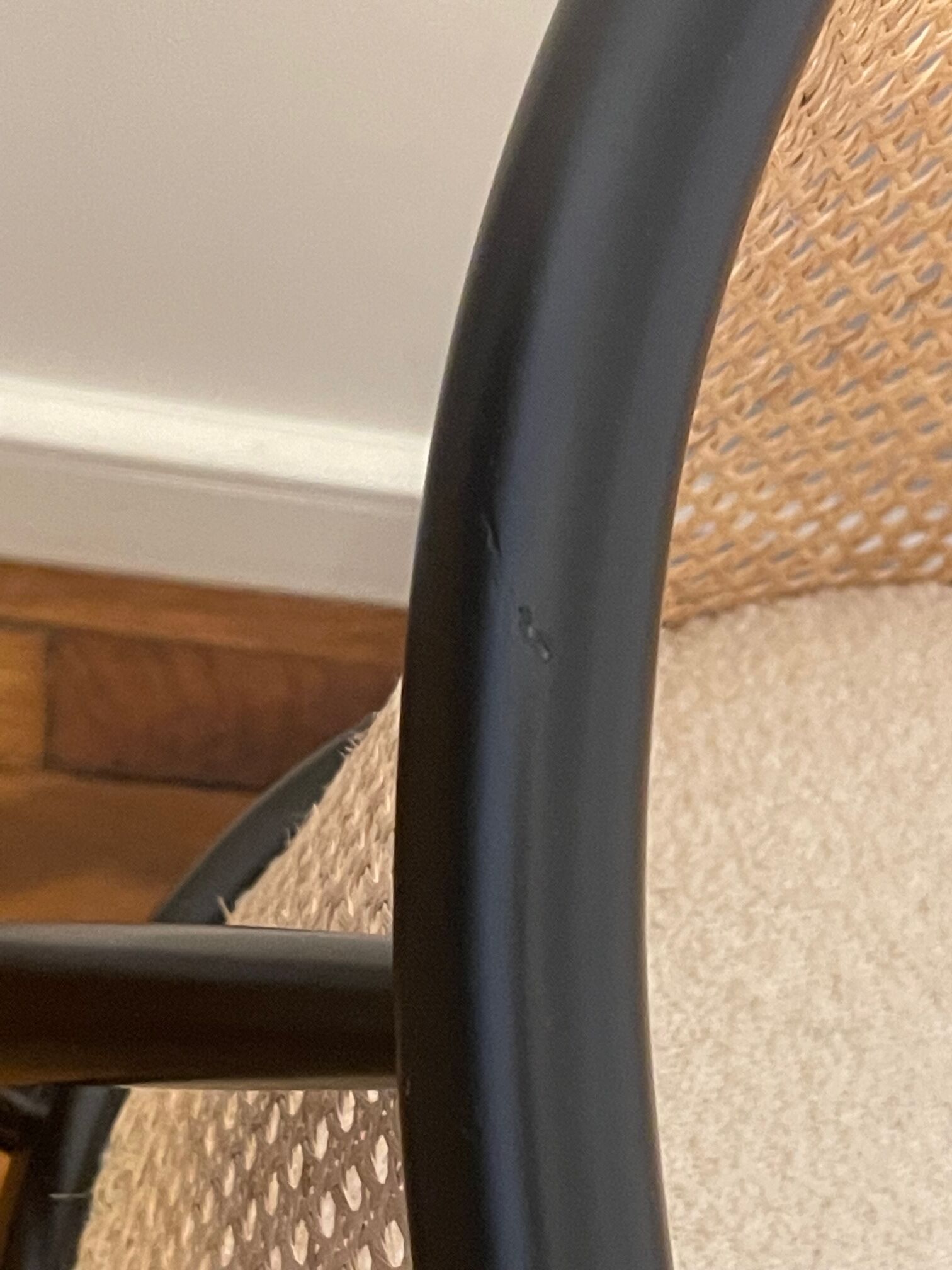 Cream white cannage armchair Cavallo The Socialite Family