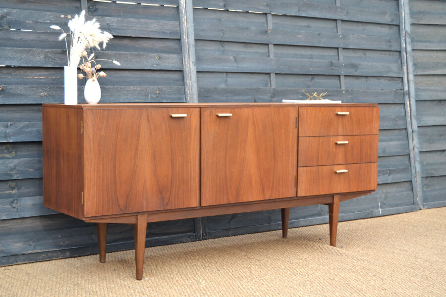 Teak & rosewood row by Wrighton * 168 cm