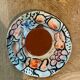 Contemporary artist peach cup