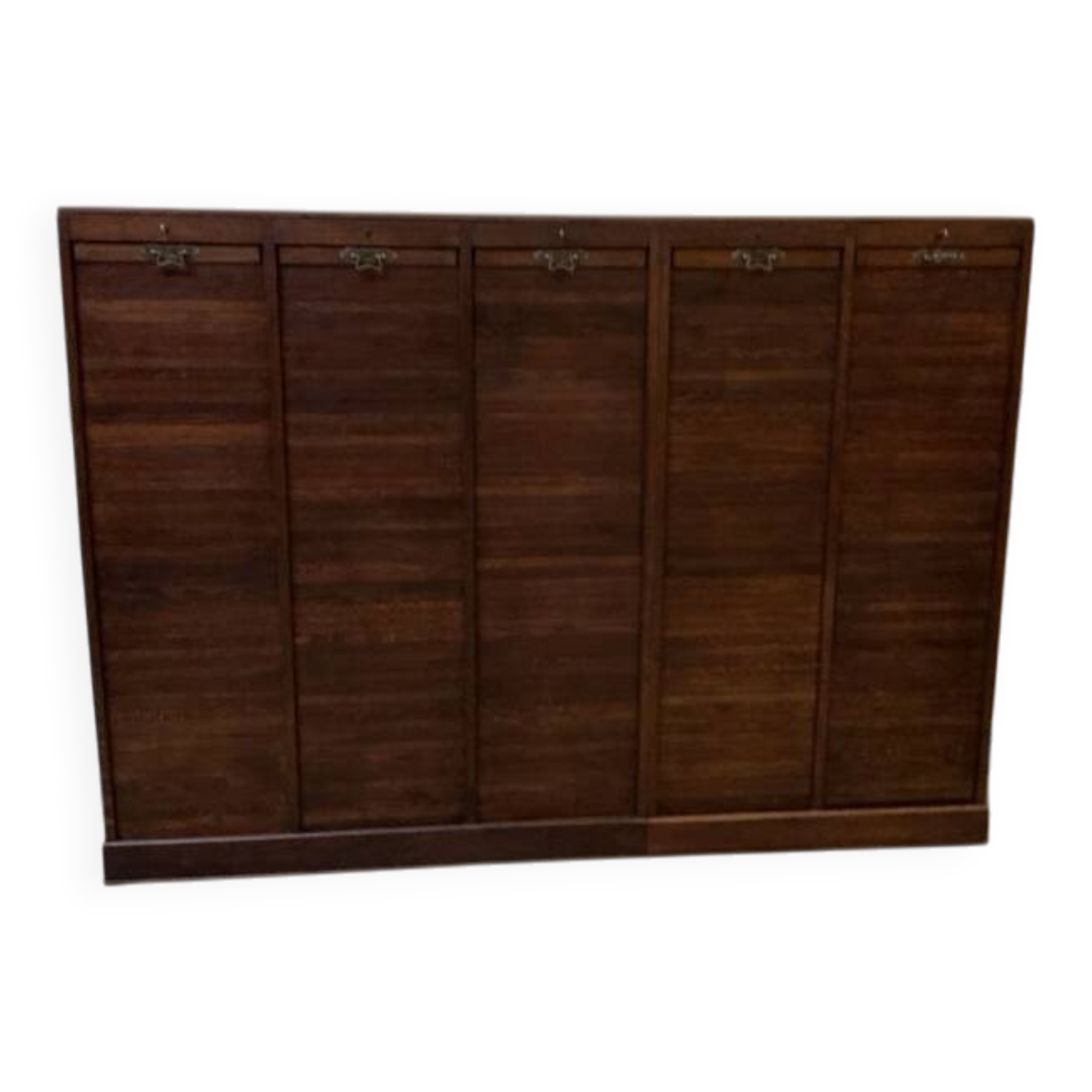 Antique Art Deco roller shutter archive cabinet