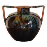 Flamed amphora vase