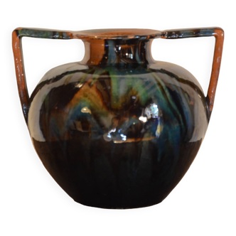 Vase amphore flammé