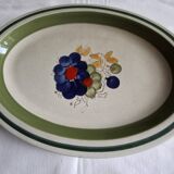 Large oval ceramic platter