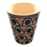 Ceramic cup decorated signed