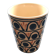 Ceramic cup with a signed decoration