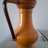 Ceramic jug signed Angèle