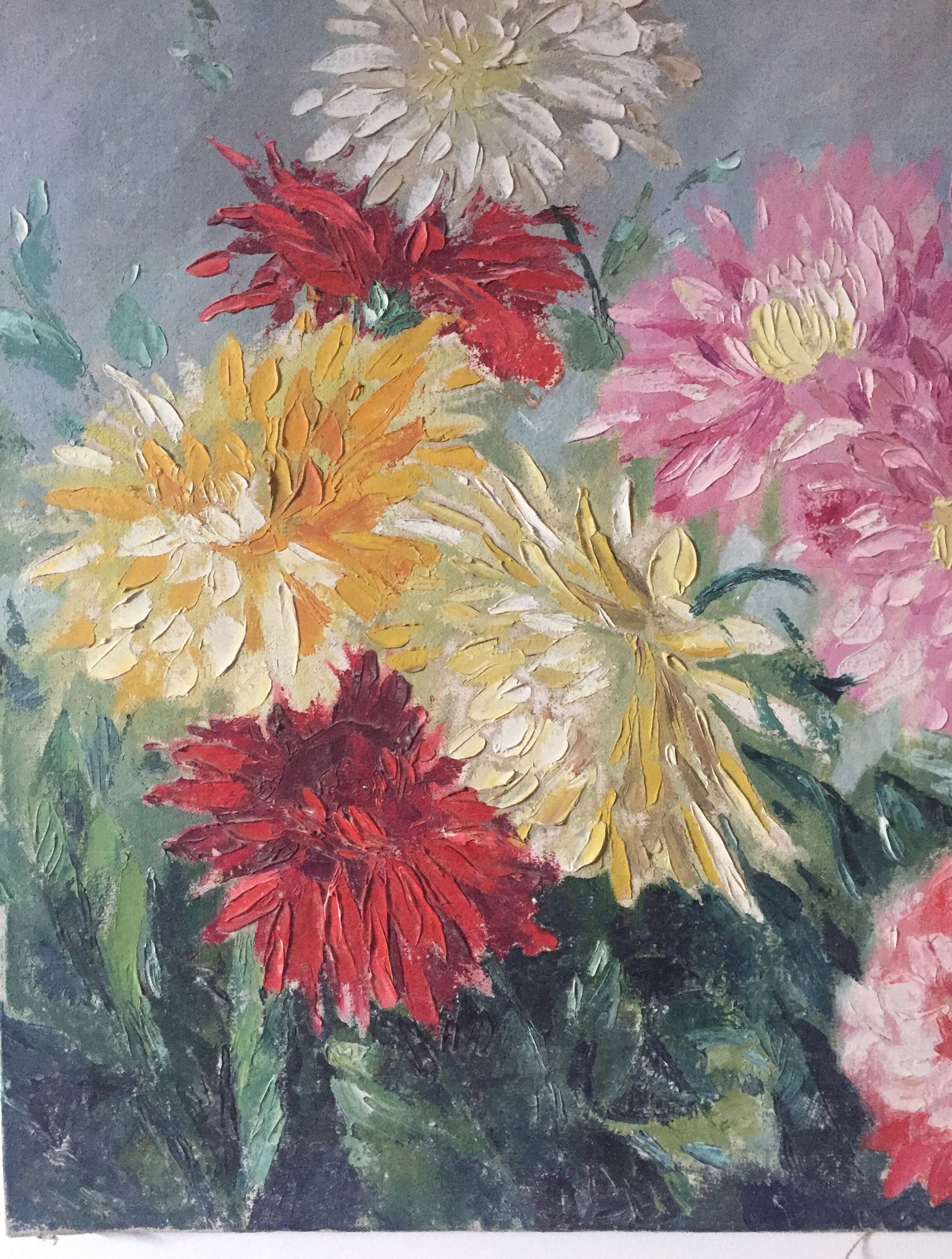 Bouquet of dahlias