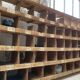 Meuble de métier pin à cases XL 250cm