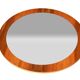 Vintage Round teak wall mirror 1970s wall mirror