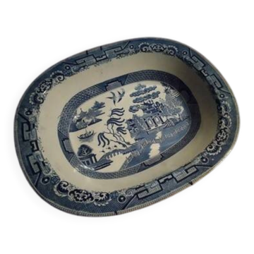 Plateau Centre de Table Antique Compagnie L'Inde Angleterre XIX Seconde