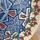 Large vintage wall plate in ceramic from Kütahya, signed – hand-painted oriental decoration.