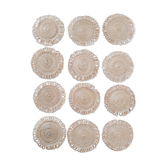 12 Sisal glass underglasses