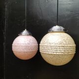 2 glass suspensions from Clichy