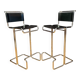 Pair of Linea Veam bar stools, Italy, 1980s