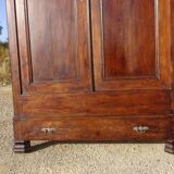Louis Philippe style walnut wardrobe