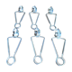 Silver metal snail claws