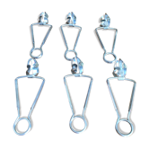 Silver metal snail claws