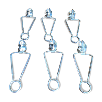 Silver metal snail claws