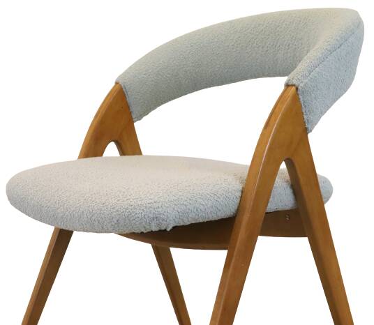 WK möbel style fauteuil / stoel in Teddy 'Mehlmels'