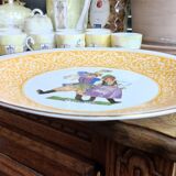 Plat de service en porcelaine de Wałbrzych - Danse
