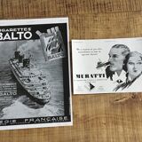 Lot 2 30s Advertisements Cigarettes