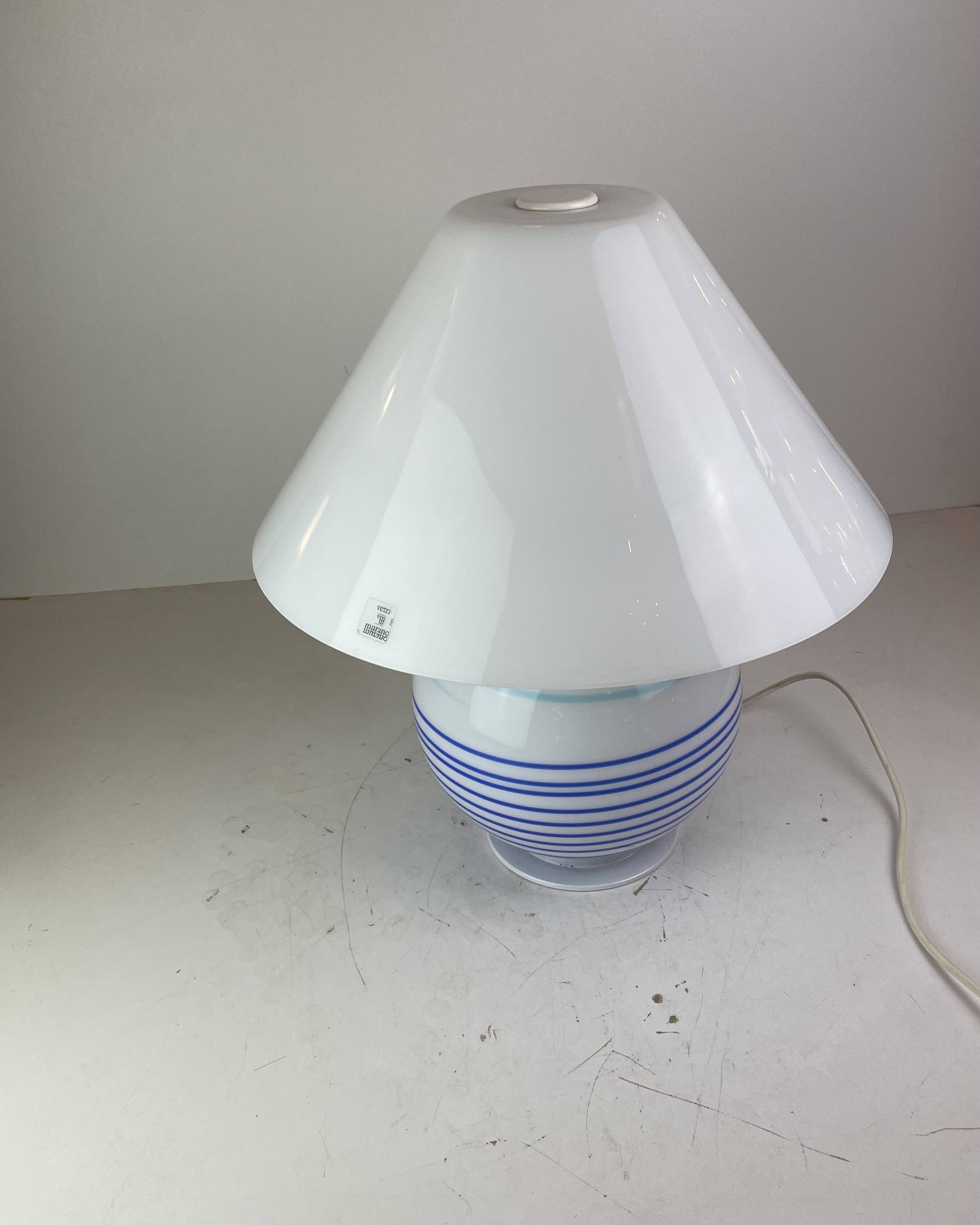 Coastal Murano Table Lamp by Antonangeli, Italy, 1980s