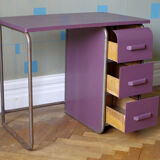 Industrial office in wood and metal