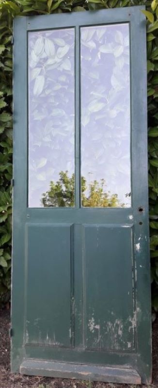 door 80x213cm Old oak glazed landing