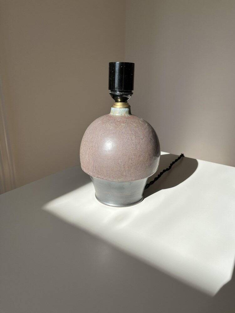 Studio ceramic table lamp by Hertha Bengtsson, sweden 1960s