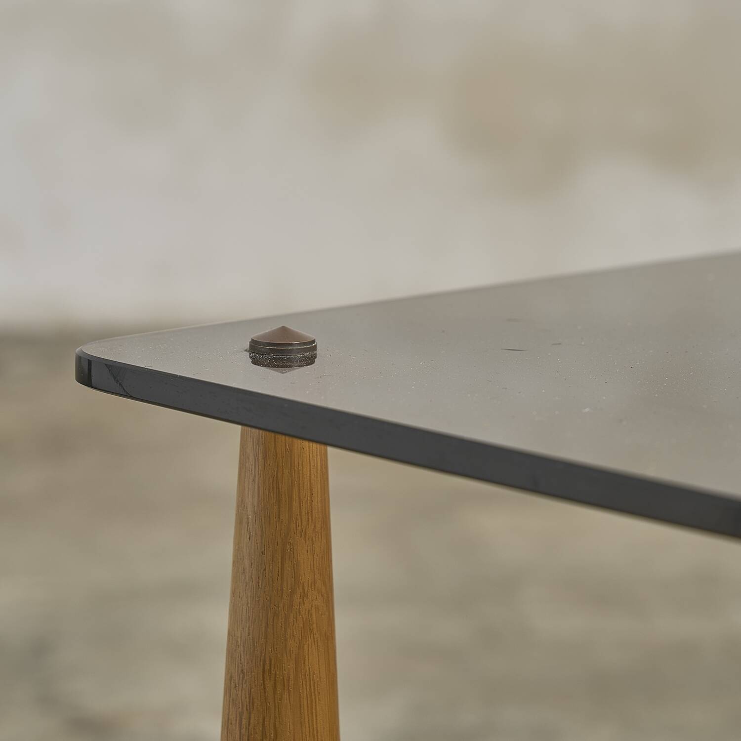 Coffee table and its stool.