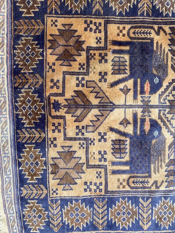 Vintage carpet Belutch 87x148 cm