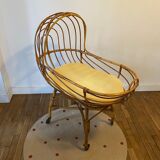 Cradle in rattan