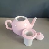 Antique pink porcelain teapot with filter - 1.5L - Ref 886