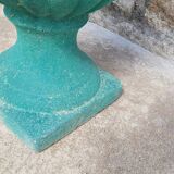 Pair of Medici Vases in old reconstituted stone 1950s