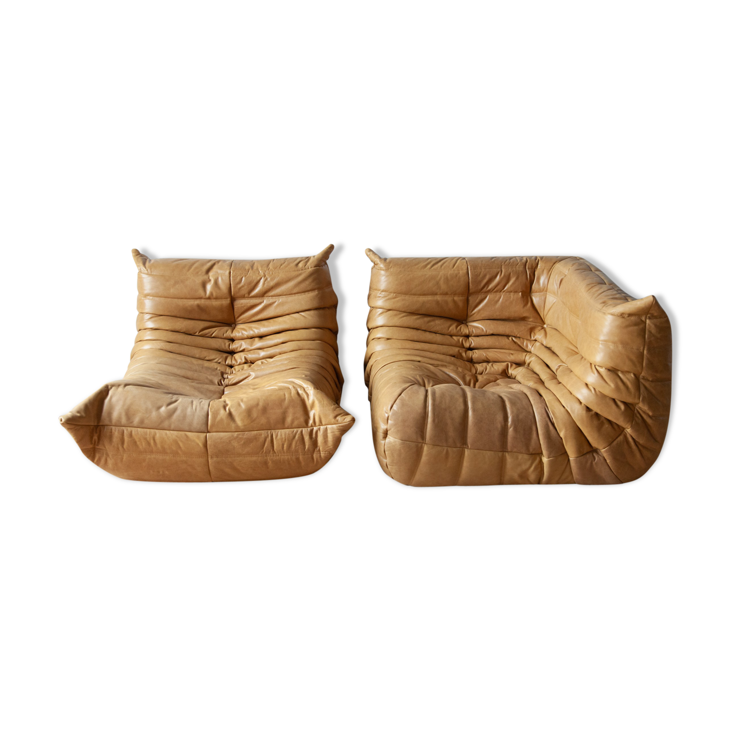 Pair of Togo armchairs designed by Michel Ducaroy 1973